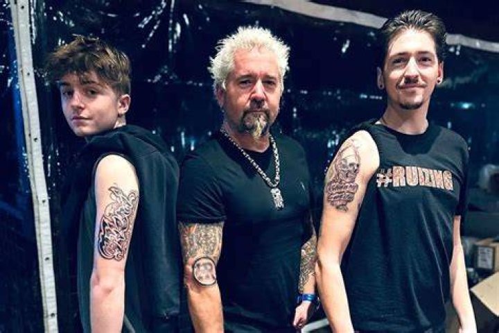 Guy Fieri Gets Tattooed with Sons Hunter and Ryder See Their New Ink!